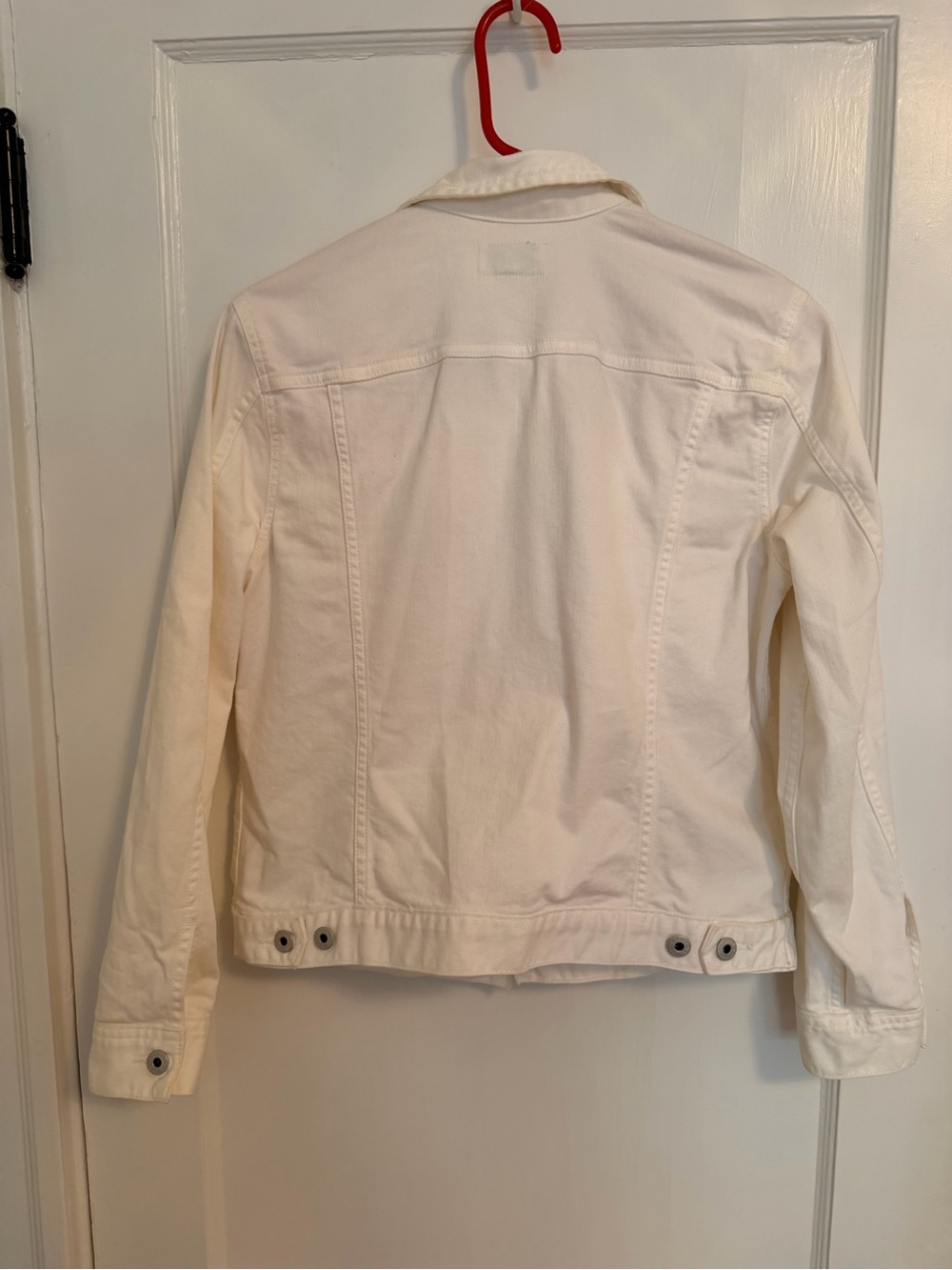 Lucky Brand White Denim Jacket | Women’s Medium | Classic Trucker - Picture 5 of 5